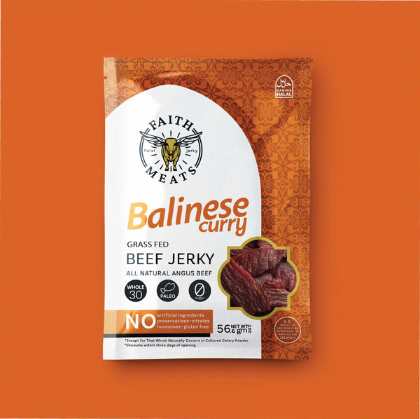 Balinese Curry Grass-Fed Beef Jerky