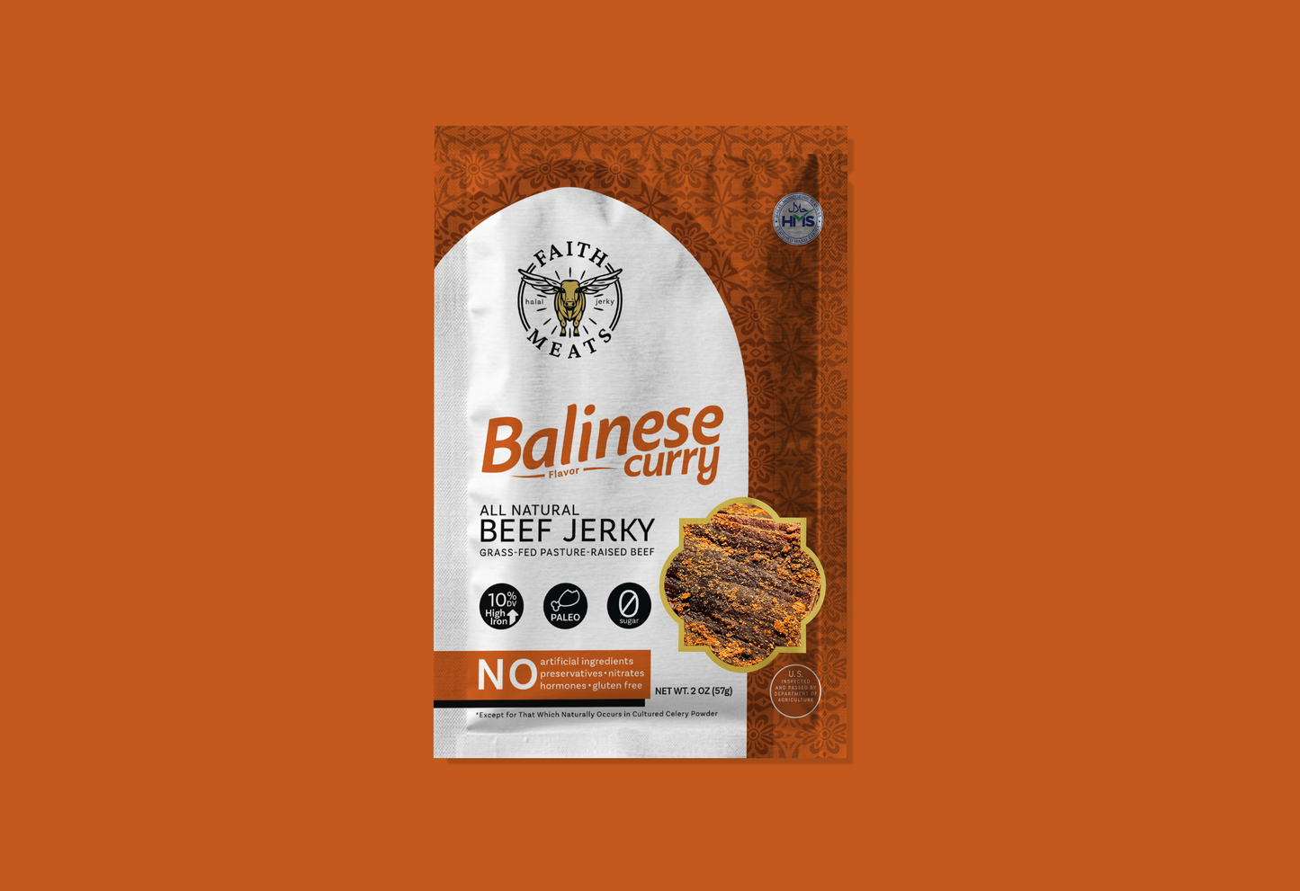 Balinese Curry Grass-Fed Beef Jerky