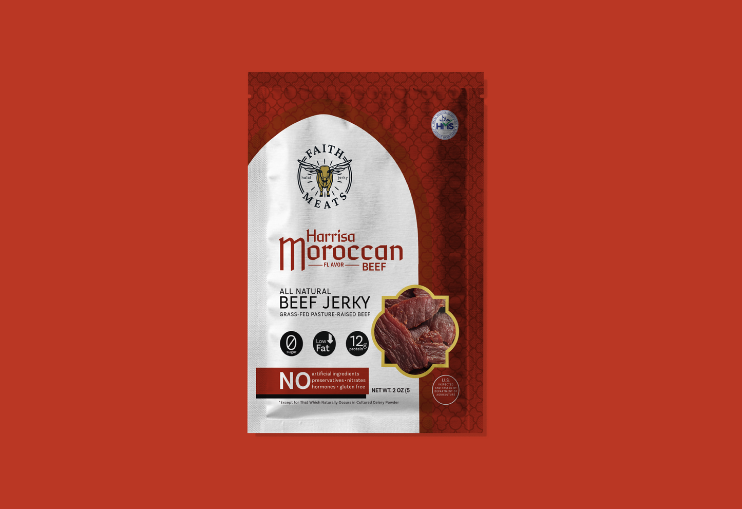 Harissa Moroccan Beef Jerky